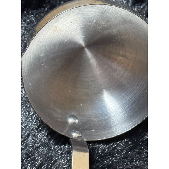 Vintage Stamped Household Japan Stainless Steel Ladle Spatula With Floral Handle - Picture 4 of 6